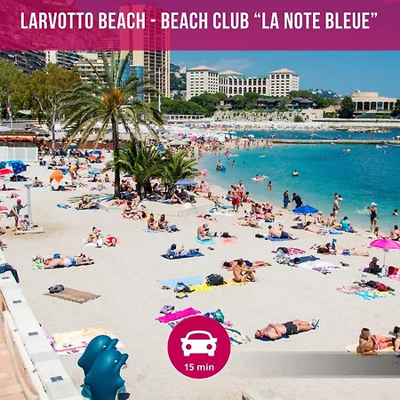 Horizon - 5min From - A Bird's-eye View Of And Mediterranean - Ideal Groups & Families - Parking - Private Garden - Calm Villa Monaco