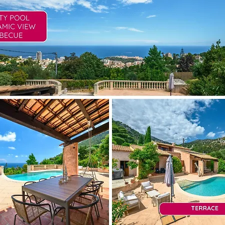Horizon - 5min From - A Bird's-eye View Of And Mediterranean - Ideal Groups & Families - Parking - Private Garden - Calm * Monaco