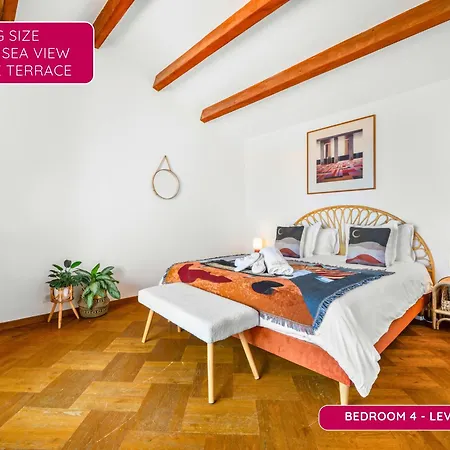 فيلة Villa Horizon - Panoramic Villa Overlooking Monaco With Sea Views & Pool - Free Parking